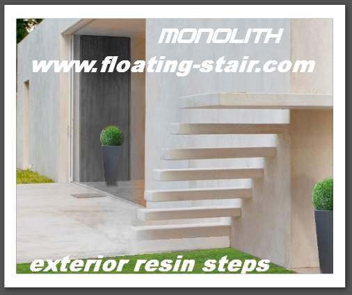 outdor floating steps,floating stair